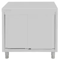 Photo 3 - Armoire de rangement en inox et tablette centrale - vogue - fu584 - Vogue - FU584