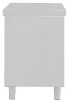 Photo 4 - Armoire de rangement en inox et tablette centrale - vogue - fu584 - Vogue - FU584