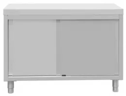 Photo 2 - Armoire inox et tablette centrale - vogue - fu585 - Vogue - FU585