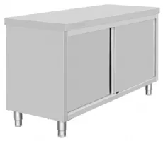 Photo 2 - Armoire inox et tablette centrale - vogue - fu586 - Vogue - FU586