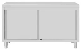 Photo 3 - Armoire inox et tablette centrale - vogue - fu586 - Vogue - FU586