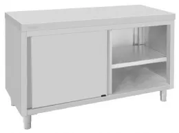 Photo 4 - Armoire inox et tablette centrale - vogue - fu586 - Vogue - FU586