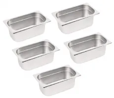 Photo 2 - Bac gastro gn 1/4 inox 12,5 l - vogue - s407 - Vogue - S407
