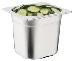 Photo 3 - Bac gastro inox 201 gn 1/6 capacité 2,2 l - vogue - k992 - Vogue - K992