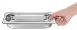 Photo 2 - Bac gastro inox gn 1/4 1,13 l - vogue - gm313 - Vogue - GM313