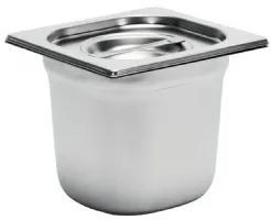 Photo 2 - Bac gastro inox gn 1/6 capacité 3,2 l - gastro m - gr704 - Gastro m - GR704