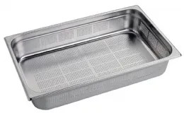 Bac gastro perforé en inox 304 GN 1/1 capacité 14,2 L - Gastro M - GR735