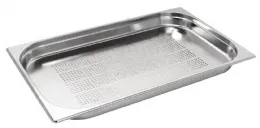 Bac gastro perforé inox 201 capacité 5,8 L - Vogue - K839 Bac gastro perforé inox 201 capacité 5,8 L - Vogue - K839