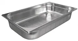 Bac gastro perforé inox GN 1/1 100 mm capacité 13,5 L - Vogue - K841 Bac gastro perforé inox GN 1/1 100 mm capacité 13,5 L - Vogue - K841