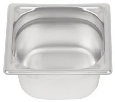 Photo 3 - Bac gastronorm gn 1/6 en inox 304 capacité 1,7 l - vogue - dw450 - Vogue - DW450
