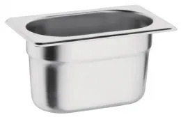 Bac gastronorm GN 1/9 en inox 201 capacité 80 cl - Vogue - K825 Bac gastronorm GN 1/9 en inox 201 capacité 80 cl - Vogue - K825