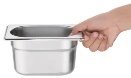 Photo 2 - Bac gastronorm gn 1/9 en inox 201 capacité 80 cl - vogue - k825 - Vogue - K825