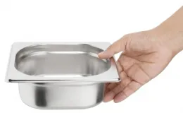 Photo 2 - Bac gastronorm inox 201 gn 1/6 1 l - vogue - k985 - Vogue - K985