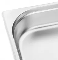 Photo 3 - Bac gastronorme en acier inoxydable 5,5 l gn 2/3 - vogue - k811 - Vogue - K811