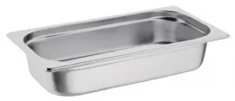 Bac gastronorme GN 1/3 inox 201 2,5 L - Vogue - K929 Bac gastronorme GN 1/3 inox 201 2,5 L - Vogue - K929
