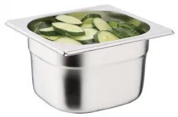 Photo 3 - Bac gastronorme gn 1/6 en inox 201 capacité 1,7 l - vogue - k991 - Vogue - K991