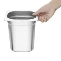 Photo 2 - Bac gastronorme gn 1/6 inox 201 3 l - vogue - k995 - Vogue - K995