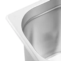 Photo 3 - Bac gastronorme gn 1/6 inox 201 3 l - vogue - k995 - Vogue - K995
