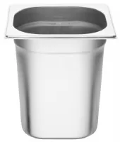 Photo 4 - Bac gastronorme gn 1/6 inox 201 3 l - vogue - k995 - Vogue - K995
