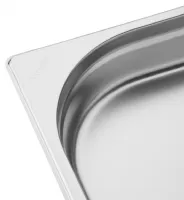 Photo 3 - Bac gastronorme inox 201 gn 1/2 2,5 l - vogue - k925 - Vogue - K925