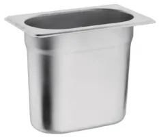 Bac gastronorme inox 201 GN 1/9 capacité 1 L - Vogue - K826