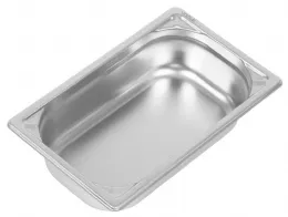 Bac gastronorme inox 304 GN 1/4 capacité 1,7 L - Vogue - DW446 Bac gastronorme inox 304 GN 1/4 capacité 1,7 L - Vogue - DW446
