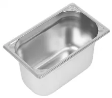 Bac gastronorme inox 304 GN 1/4 capacité 4 L - Vogue - DW448