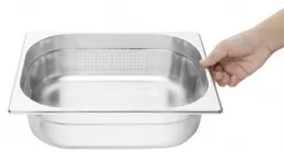 Photo 2 - Bac gastronorme perforé inox gn 1/2 6,2 l - vogue - k845 - Vogue - K845
