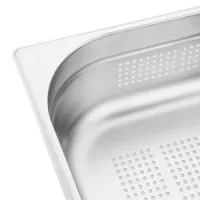 Photo 3 - Bac gastronorme perforé inox gn 1/2 6,2 l - vogue - k845 - Vogue - K845