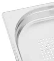 Photo 3 - Bac perforé inox gn 1/2 acier inoxydable 2,5 l - vogue - e698 - Vogue - E698