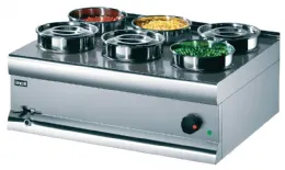 Bain-marie électrique monophasé 27 l 6 pots ronds de 4,5 l - lincat - f878 - Lincat - F878 Bain-marie électrique monophasé 27 l 6 pots ronds de 4,5 l - lincat - f878 - Lincat - F878