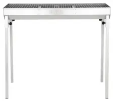 Photo 2 - Barbecue professionnel au charbon de bois 1000x320x900 mm - buffalo - ft690 - Buffalo - FT690