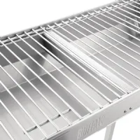 Photo 4 - Barbecue professionnel au charbon de bois 1000x320x900 mm - buffalo - ft690 - Buffalo - FT690