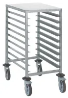 Chariot à glissières en inox euronorme 9 niveaux 600x400 mm - Tournus - GM598 - Tournus - GM598 Chariot à glissières en inox euronorme 9 niveaux 600x400 mm - Tournus - GM598 - Tournus - GM598
