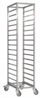 Chariot à glissières inox 430 GN 2/1 18 niveaux - Gastro M - DS458