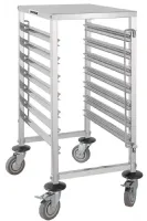 Chariot à glissières inox 7 niveaux gn - vogue - gg498 - Vogue - GG498