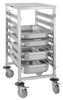 Photo 2 - Chariot à glissières inox 7 niveaux gn - vogue - gg498 - Vogue - GG498