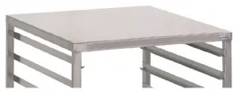 Photo 2 - Chariot à glissières inox avec tablette gn 2/1 8 niveaux - tournus - cg221 - Tournus - CG221