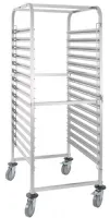 Chariot à glissières inox gn 15 niveaux - vogue - gg499 - Vogue - GG499