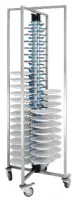 Photo 2 - Chariot à glissières inox mobile 84 assiettes 200 kg - vogue - gk978 - Vogue - GK978