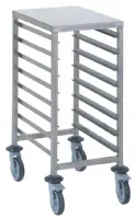 Chariot avec tablette GN 1/1 inox 8 niveaux - Tournus - CG193 - Tournus - CG193 Chariot avec tablette GN 1/1 inox 8 niveaux - Tournus - CG193 - Tournus - CG193