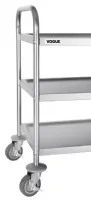 Photo 4 - Chariot de débarrassage inox 710x405x825 mm 3 niveaux - vogue - f993 - Vogue - F993