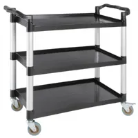 Chariot de service 3 niveaux 1070x490x980 mm - vogue - cf102 - Vogue - CF102 Chariot de service 3 niveaux 1070x490x980 mm - vogue - cf102 - Vogue - CF102