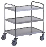 Chariot de service 3 plateaux 800x530 mm - Tournus - GL886 - Tournus - GL886 Chariot de service 3 plateaux 800x530 mm - Tournus - GL886 - Tournus - GL886