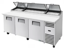 Comptoir à pizza 3 portes positif 875 L 2369x854x1138 mm - True - CK305 - True - CK305 Comptoir à pizza 3 portes positif 875 L 2369x854x1138 mm - True - CK305 - True - CK305