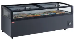 Congélateur horizontal professionnel couvercles coulissants 2500x980x970 mm - diamond promo - cpn25-r2b - Diamond Promo - CPN25-R2B
