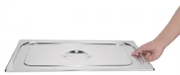 Photo 2 - Couvercle gn 1/1 inox - vogue - k926 - Vogue - K926