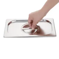 Photo 2 - Couvercle gn 1/4 inox 201 - vogue - k972 - Vogue - K972