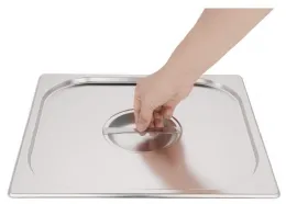 Photo 2 - Couvercle gn 2/3 inox - vogue - k970 - Vogue - K970