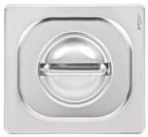 Photo 4 - Couvercle inox 18/10 gn 1/6 - vogue - dw459 - Vogue - DW459
